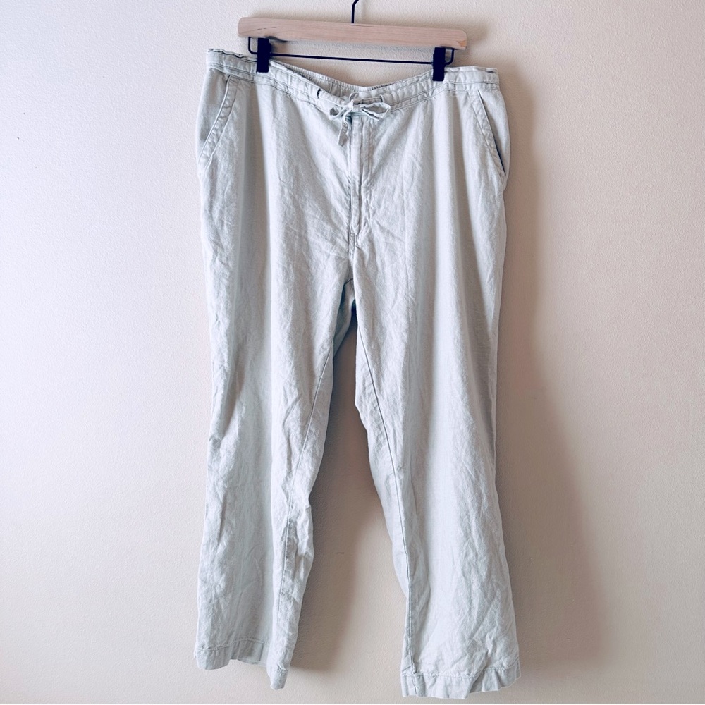 Havanera Linen Pants Khaki Tan Size XL